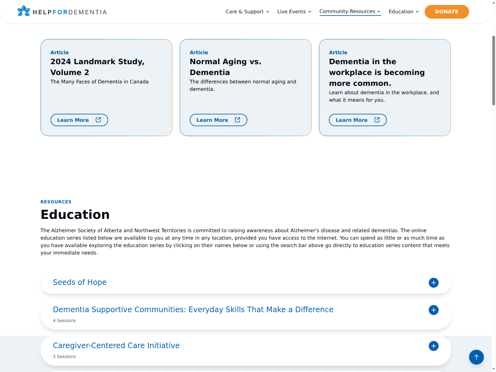 The resource library of articles, studies, and toolkits
