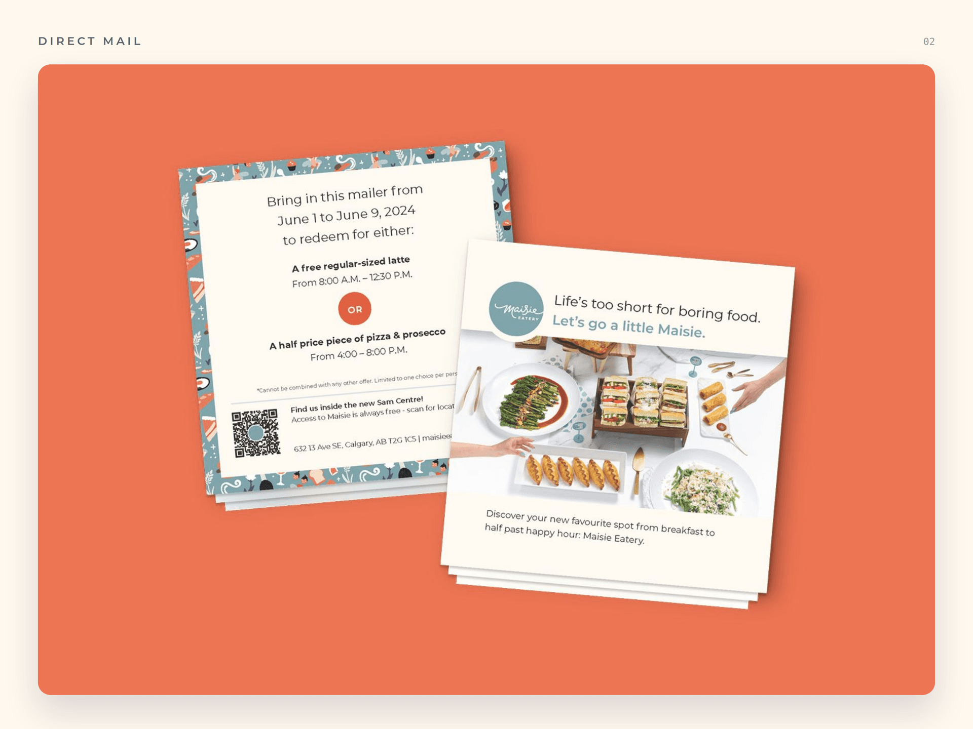 Maisie direct mail campaign