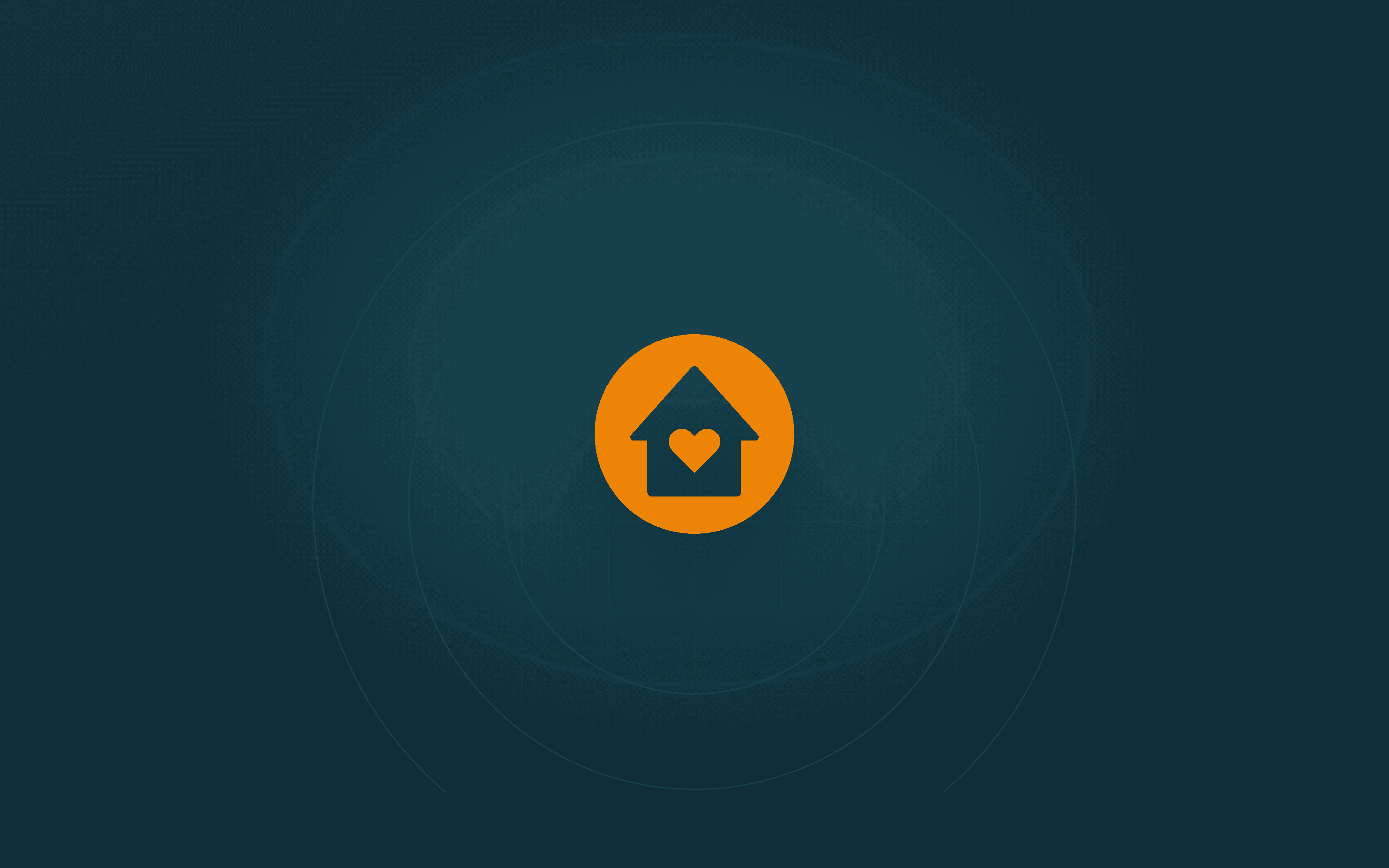 Hopewell home mark on a deep teal field