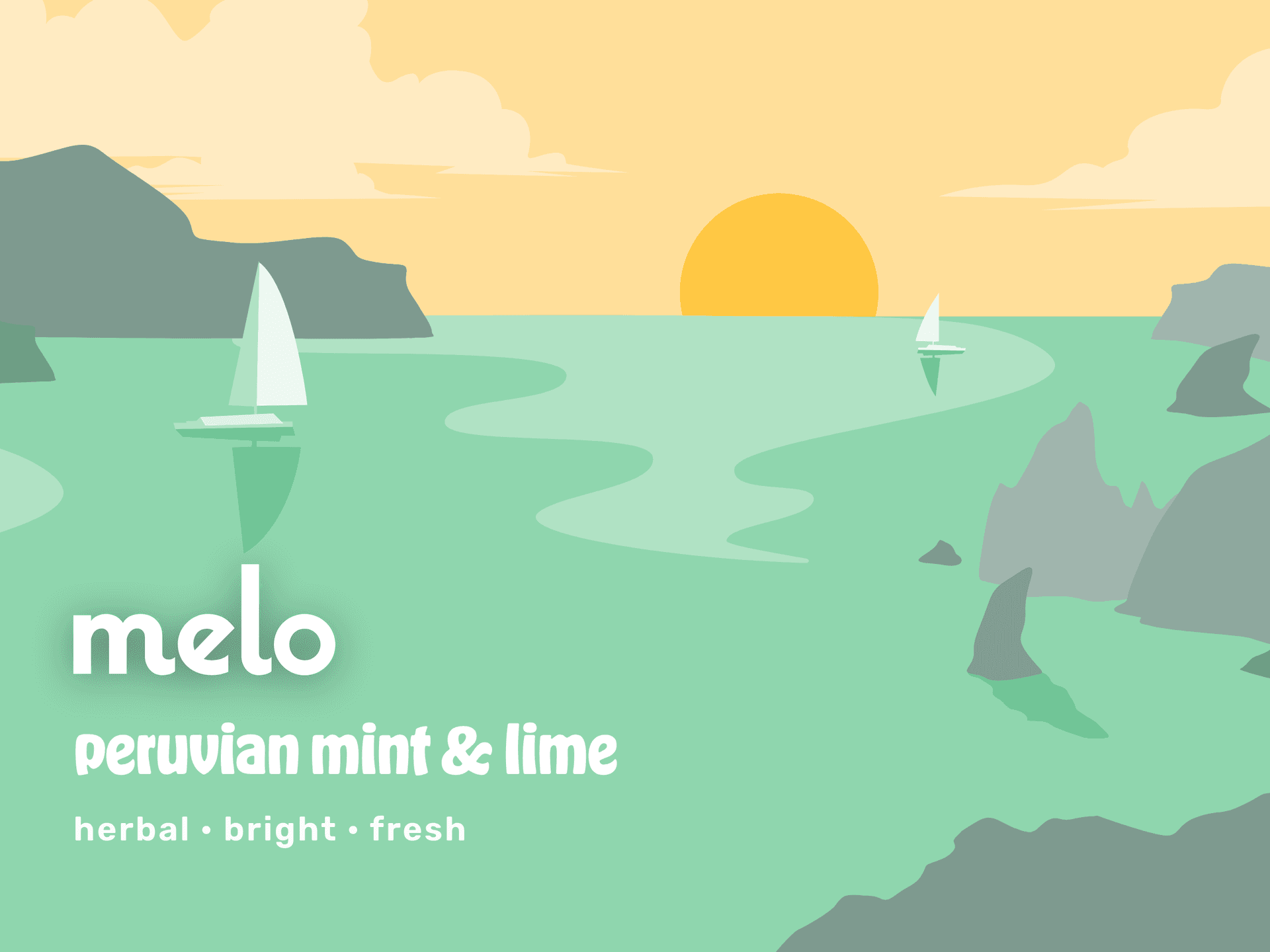 Peruvian mint and lime: a cool green coast