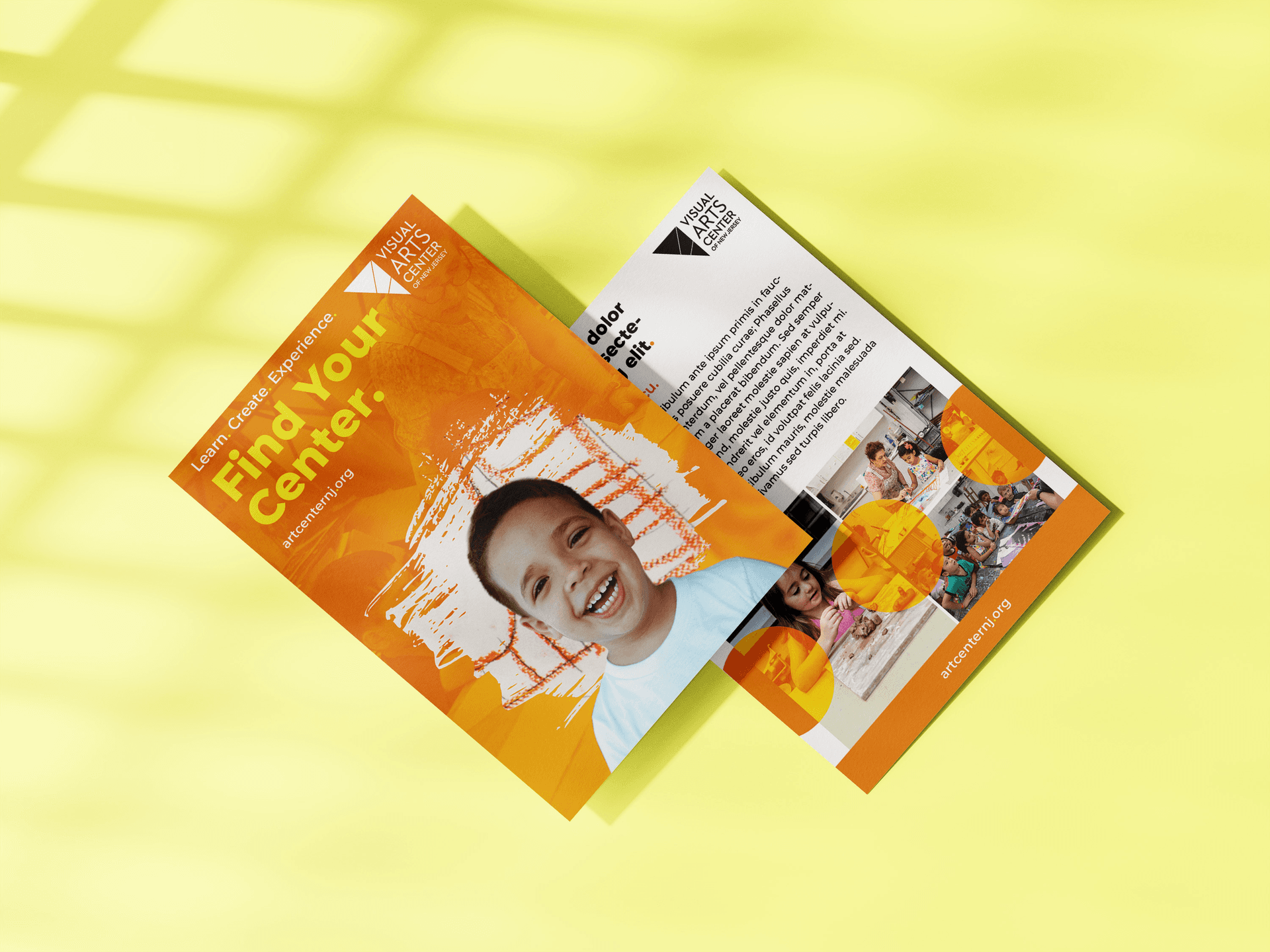 Class flyer, front and back