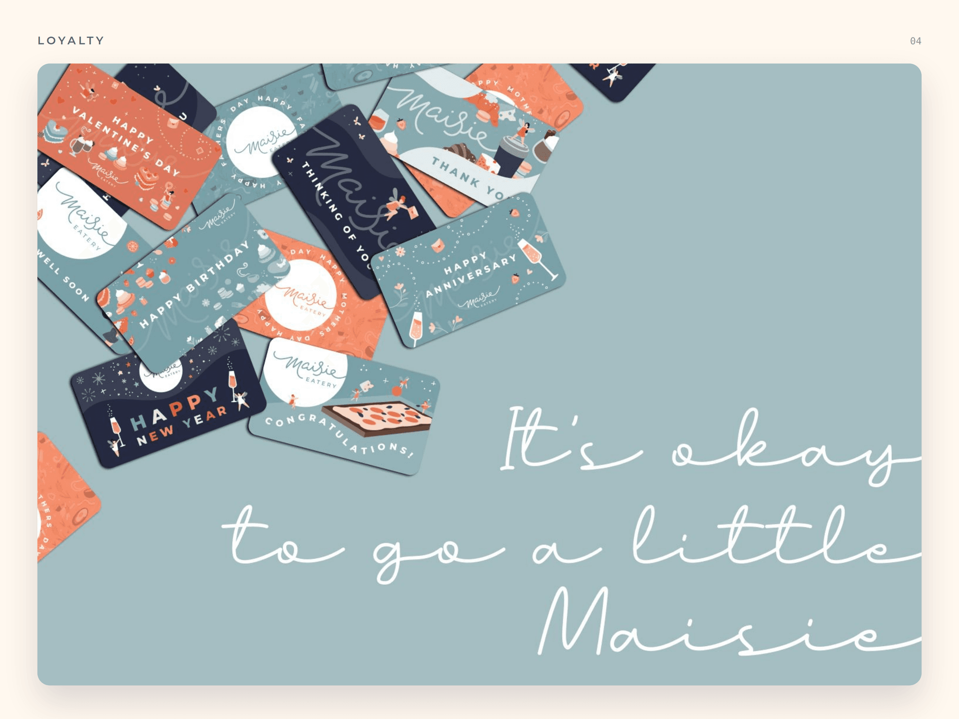 Maisie loyalty and gift card system