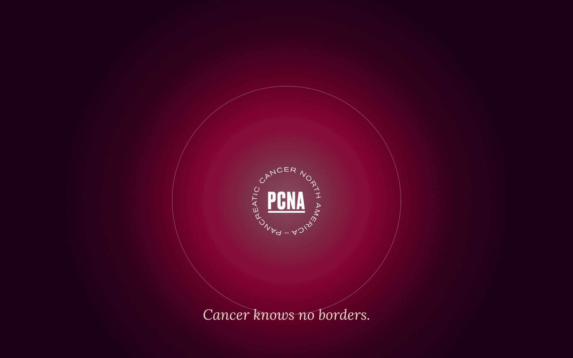 The PCNA mark on the Aurora field with the line Cancer knows no borders